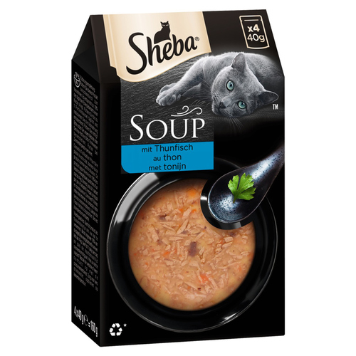 Sheba Multipack Soup mit Thunfisch 4 x 40 g