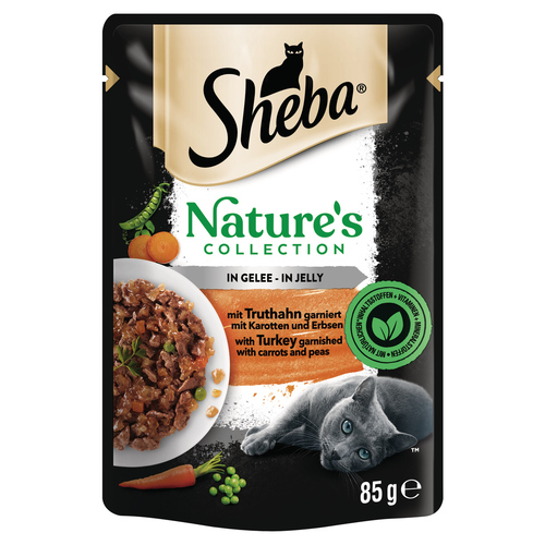 Sheba Natures Collection in Gelee mit Truthahn 85 g - 28 Stück