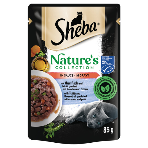 Sheba Natures Collection in Sauce mit Thunfisch MSC 85 g - 28 Stück
