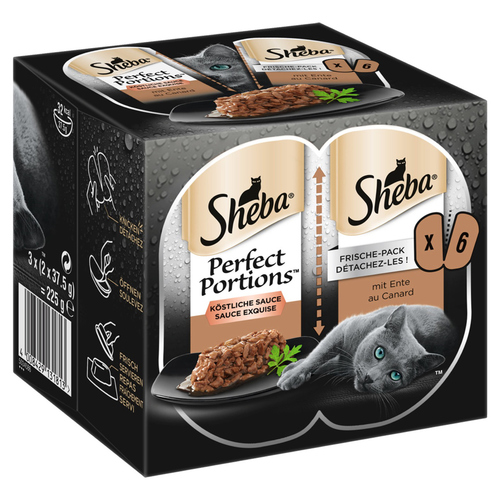 Sheba PERFECT PORTIONS™ Sauce mit Ente 6 x 37,5 g - 8 Stück