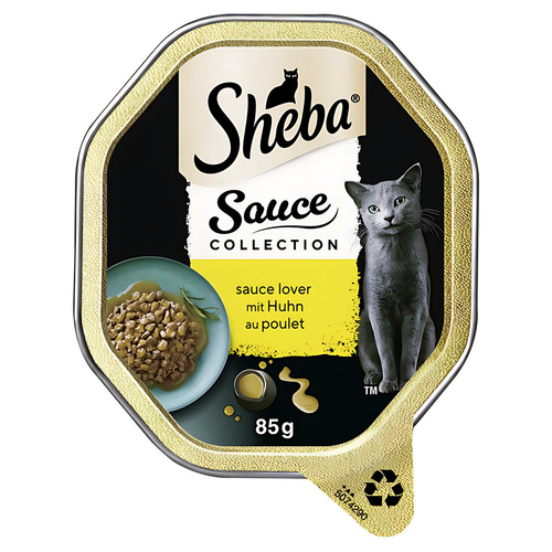 Sheba Sauce Collection Sauce Lover Huhn 85 g - 22 Stück