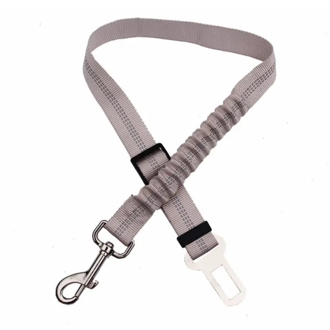 Sicherheitsgurt mit Ruckd?mpfer aus Nylon - grau