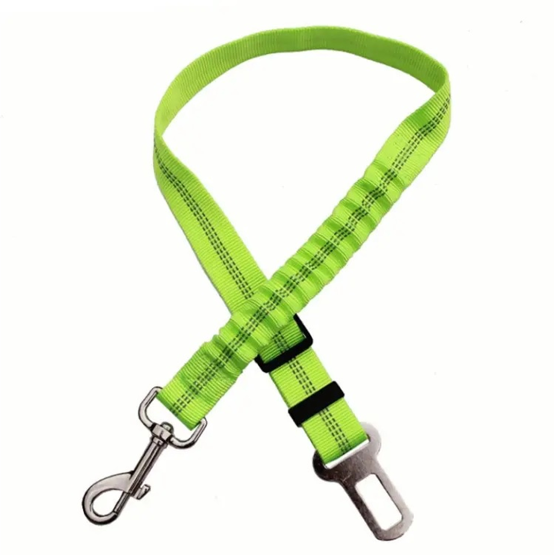 Sicherheitsgurt mit Ruckd?mpfer aus Nylon - neongr?n