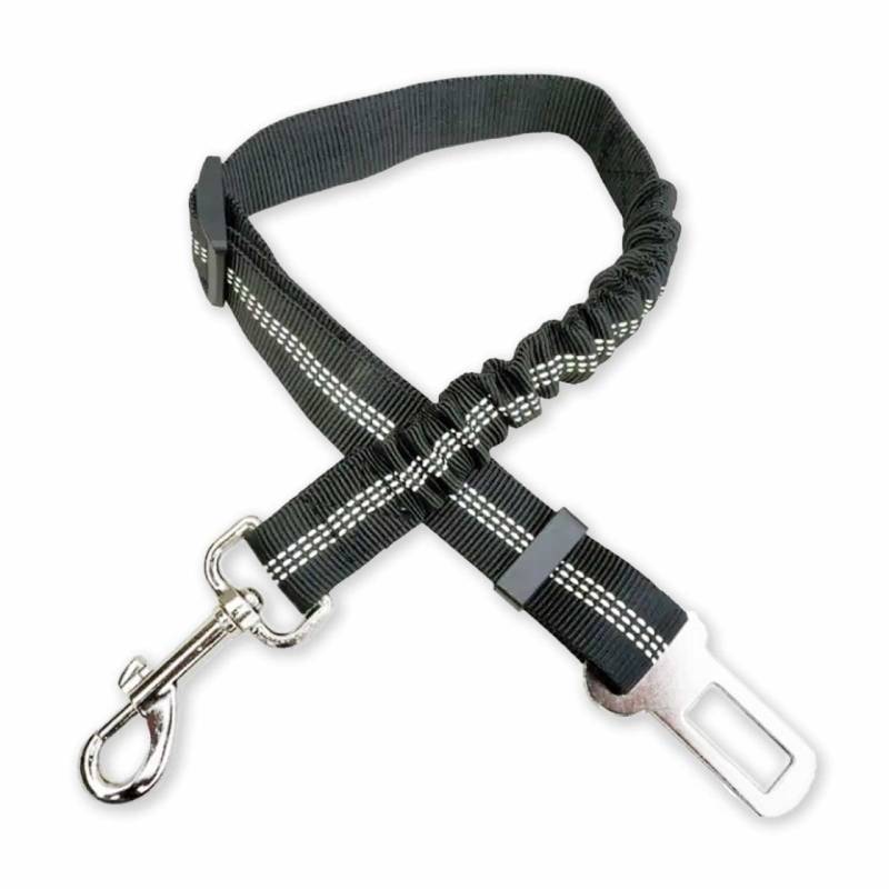 Sicherheitsgurt mit Ruckd?mpfer aus Nylon - schwarz