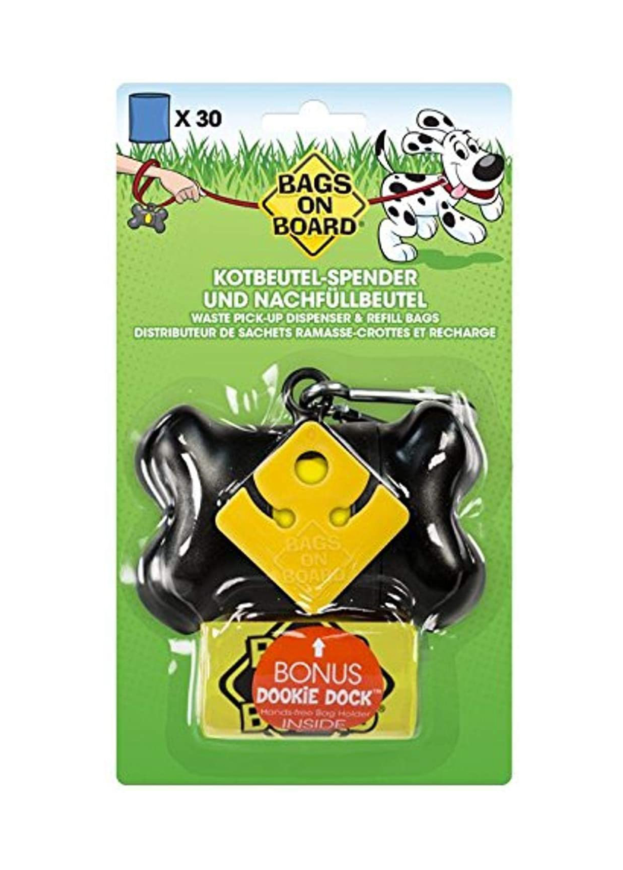 Simple Solution Bags on Board Kotbeutelspender schwarz 30 St.