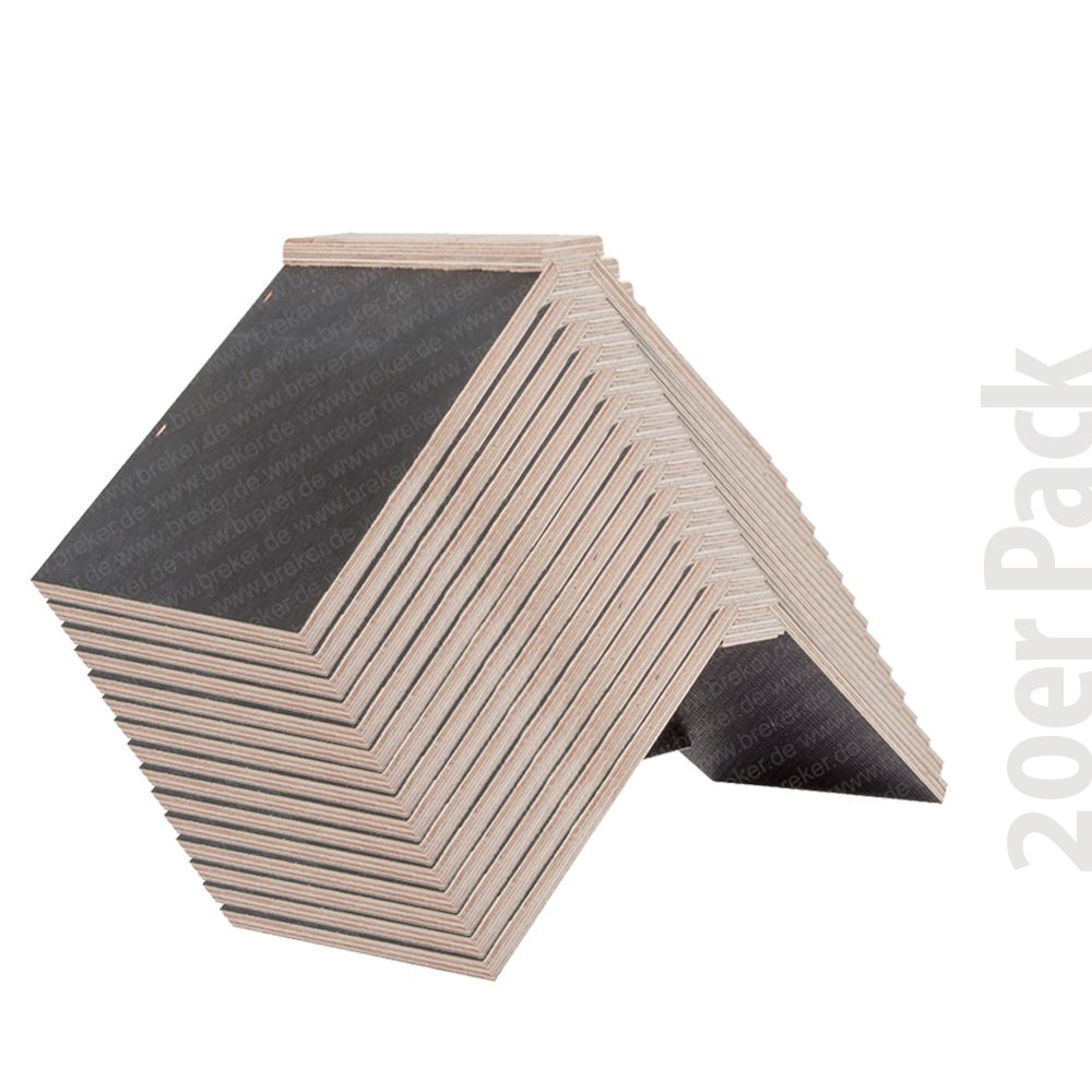 Sitzbrettchen aus Holz - 20er Pack