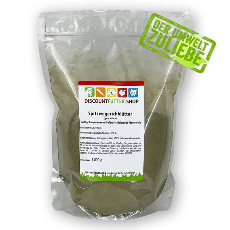 Spitzwegerichblätter (gemahlen)