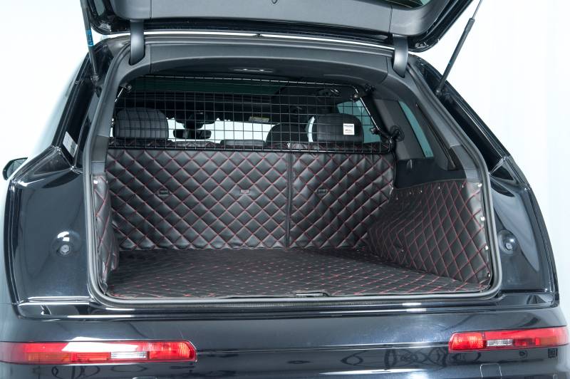 Starliner Deluxe Kofferraumwanne schwarz/rot für BMW 5er Touring, Hybrid und i5 (Typ G61), ab Bj. 2024