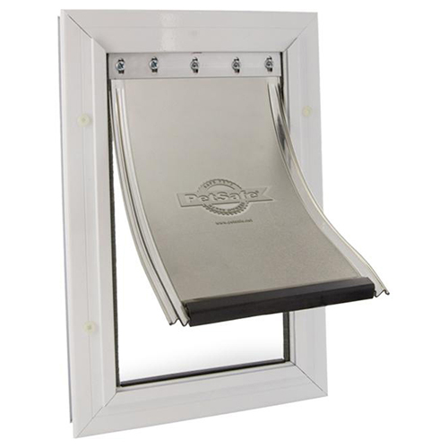 Staywell Katzentür 660 Aluminium weiß