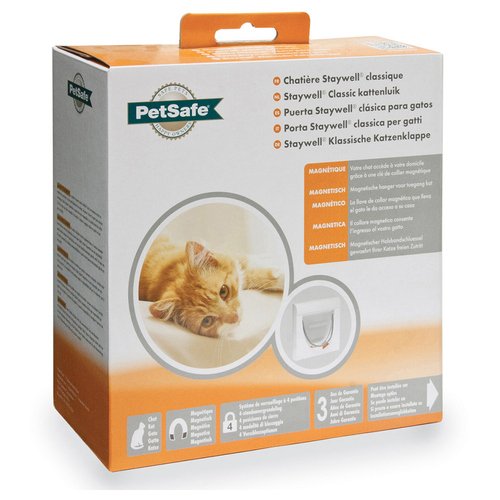 Staywell Katzentür Magnetic Classic 932 weiß