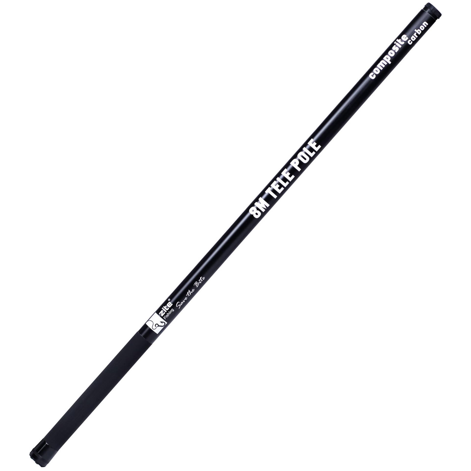 Stipprute 8m Carbon Composite Stippe Zite Fishing