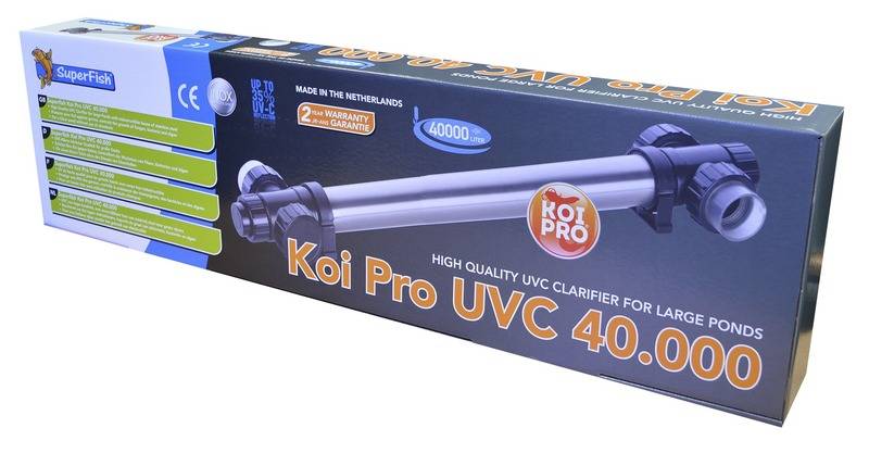SuperFish Koi Pro Rvs UVC T5 40 Watt / 40000LTR SuperFish Koi Pro Rvs UVC T5 40 Watt / 40000LTR