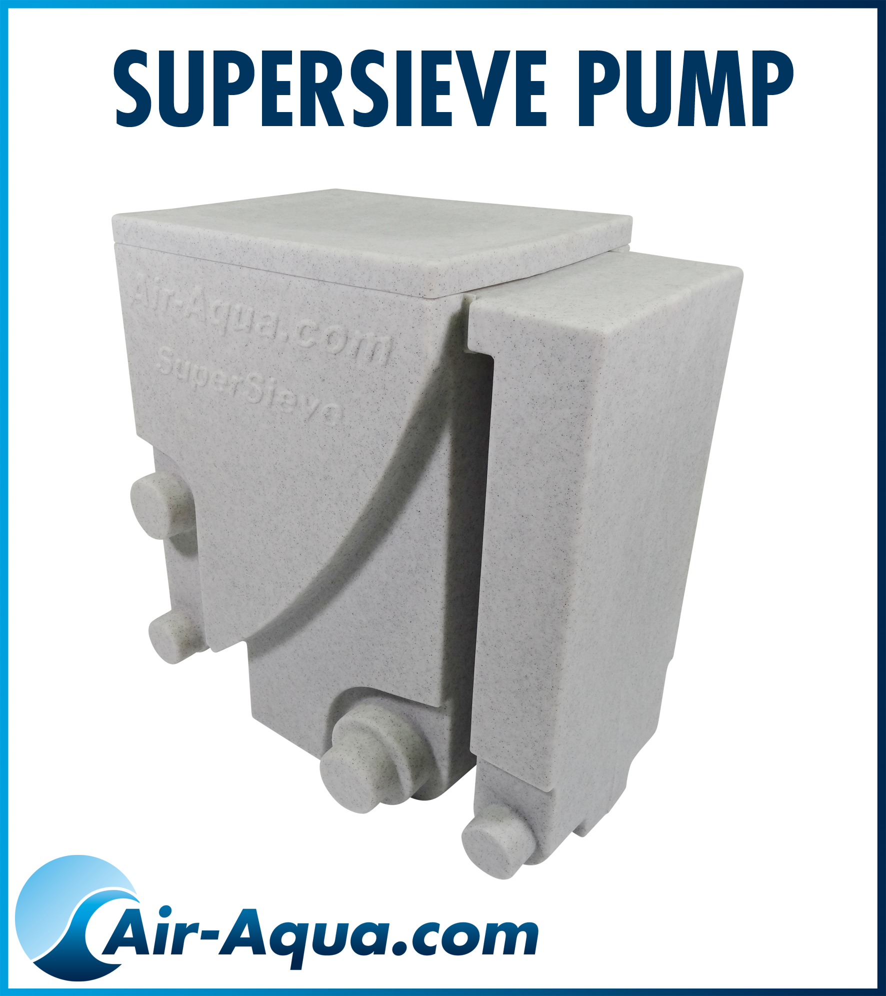 SuperSieve Pump weiss marmoriert