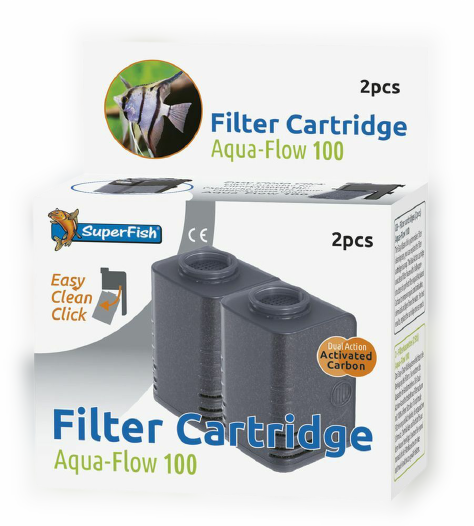 Superfish AQUA- FLOW 100 EASY CLICK KASSETTE 2 ST