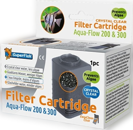 Superfish AQUA- FLOW 200/300 CRYSTAL CLEAR KASSETTE 1 ST Superfish AQUA- FLOW 200/300 CRYSTAL CLEAR KASSETTE 1 ST