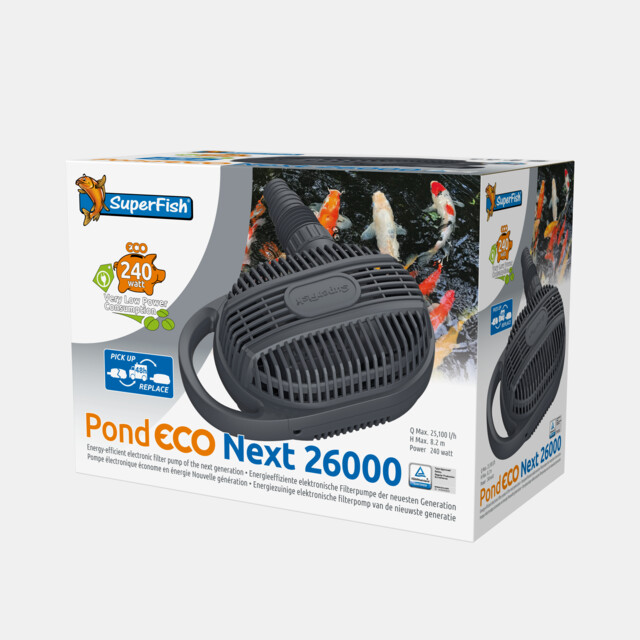 Superfish Teichpumpe Pond Eco Next 26000 (240W - 25100 l/h)