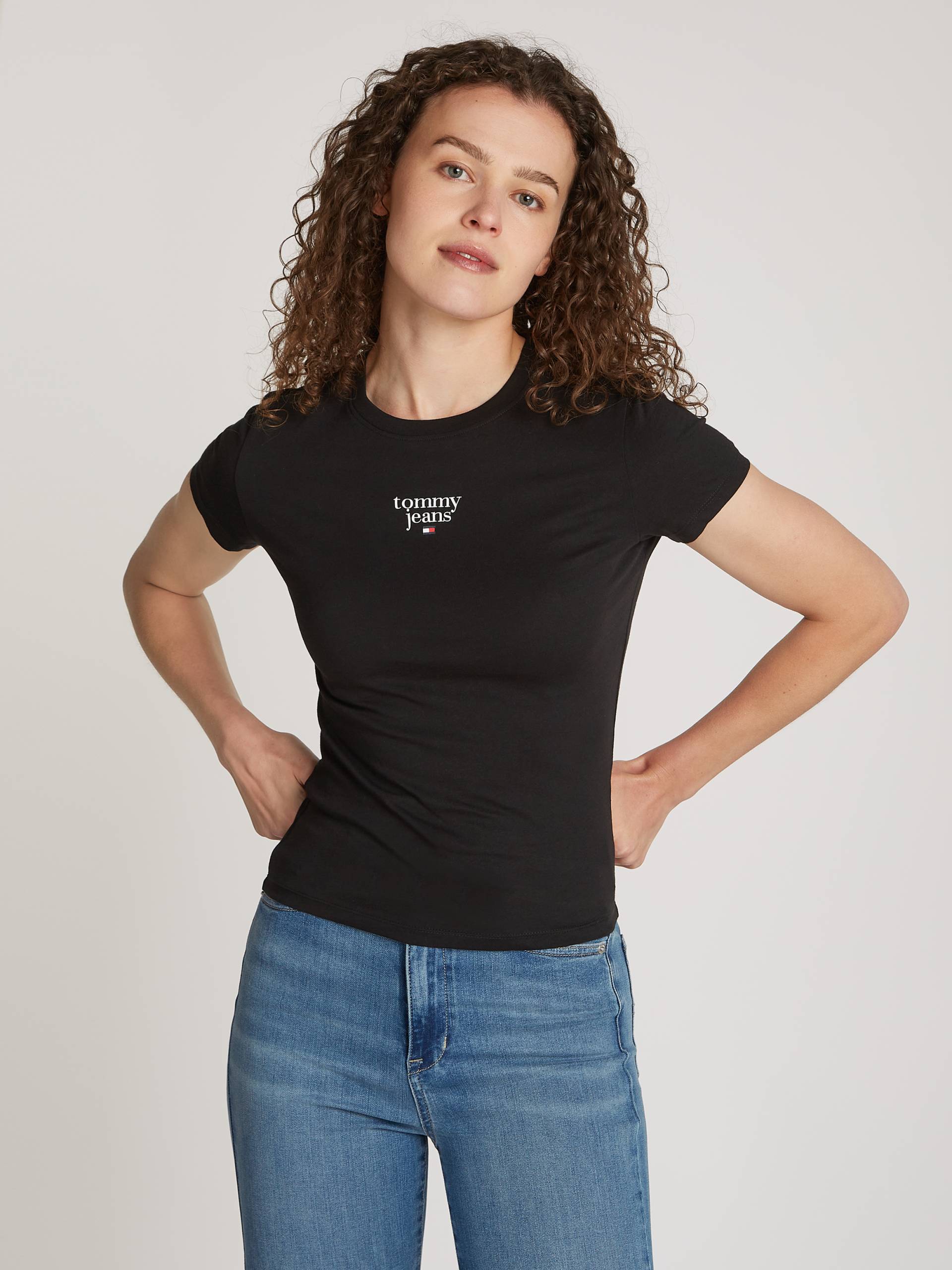 TJW SLIM ESSENTIAL LOGO1 TEE EXT