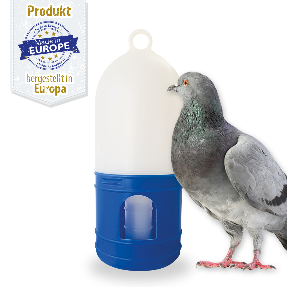 Tauben/Vogel Tränke Kunststoff 1,5 l - Bajonettverschluss