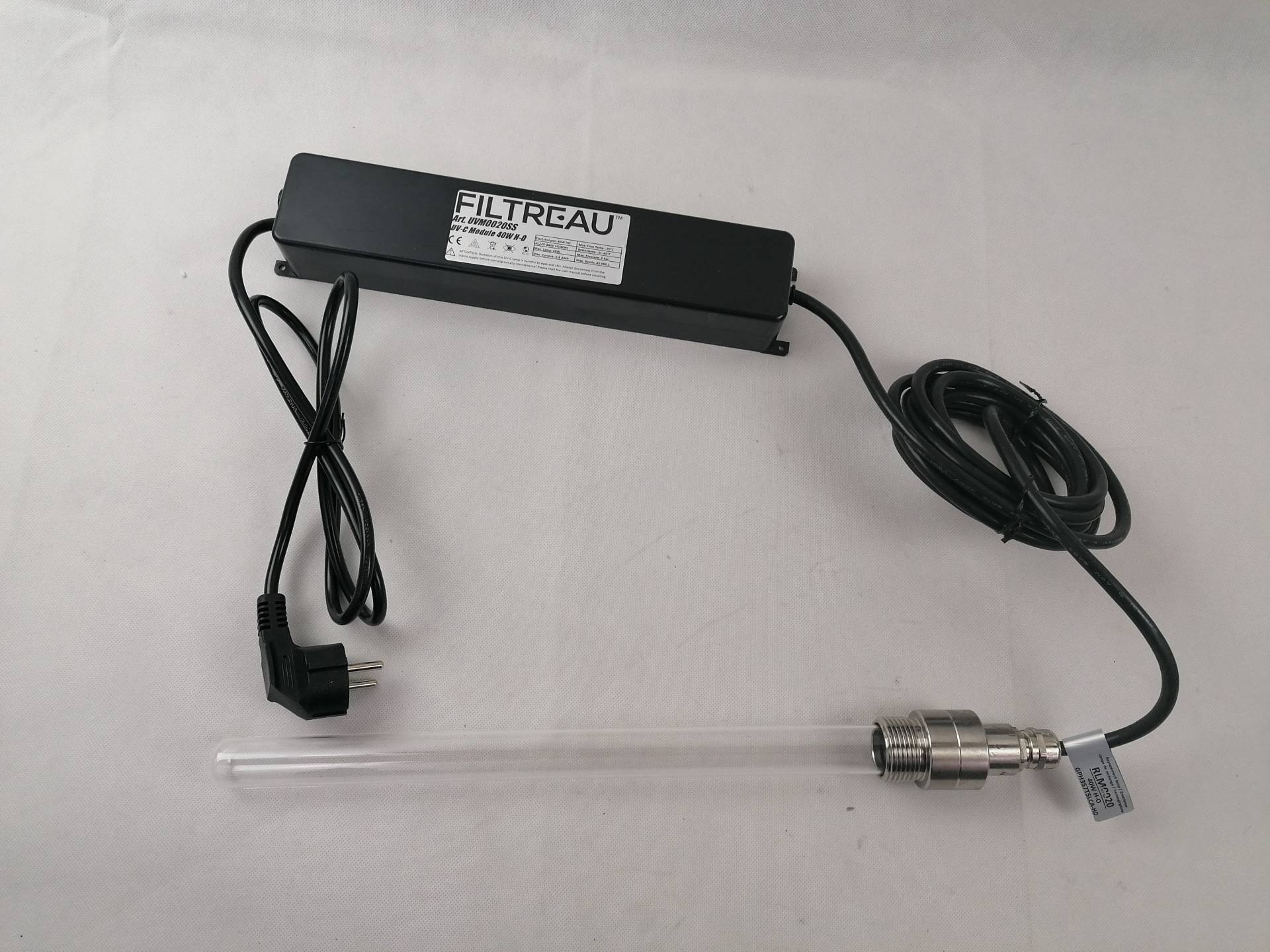 Tauch UVC UV Klärer 80 Watt Amalgam Edelstahl Tauchstrahler Koi Teich INOX