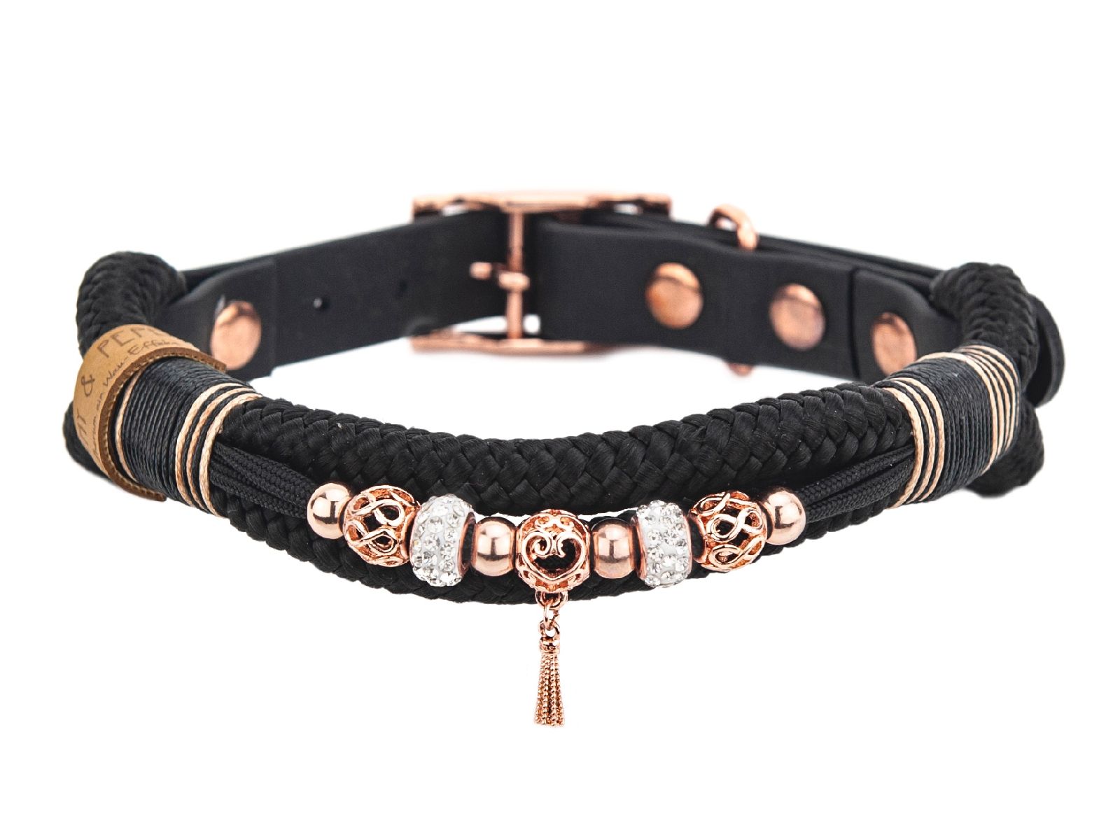 Tauhalsband mit Perlen Tiffanys S (25-33cm) von EMMY&PEPE