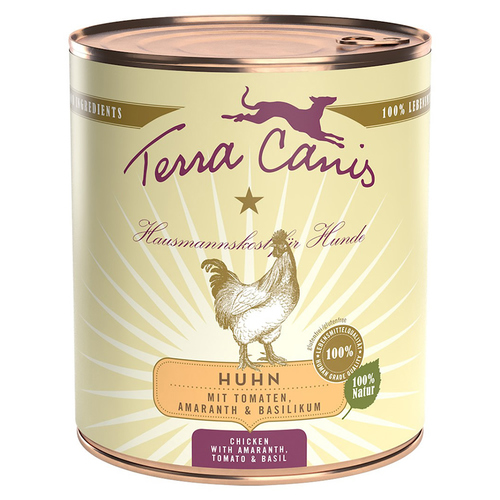 Terra Canis Classic Huhn mit Amaranth, Tomaten und Basilikum 800 g - 6 Stück