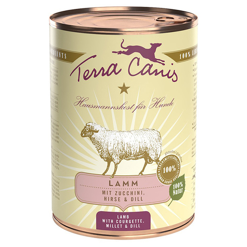 Terra Canis Classic Lamm mit Zucchini, Hirse und Dill 400 g - 12 Stück