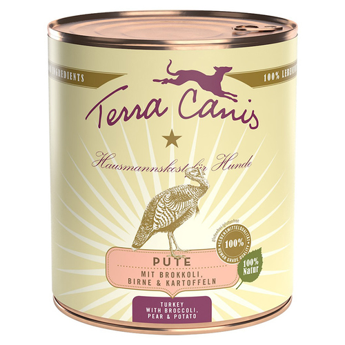 Terra Canis Classic Pute mit Brokkoli, Birne und Kartoffel 800 g - 6 Stück