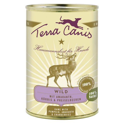 Terra Canis Classic Wild mit Kürbis, Amaranth und Preiselbeere 400 g - 12 Stück