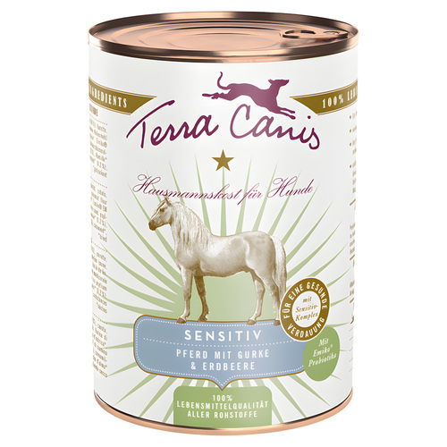 Terra Canis Sensitiv Pferd mit Gurke & Erdbeere 400 g