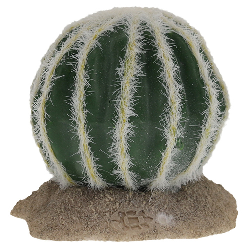 Terra Della Dekoration Kaktus Echinocactus grün mit kleinen Stacheln