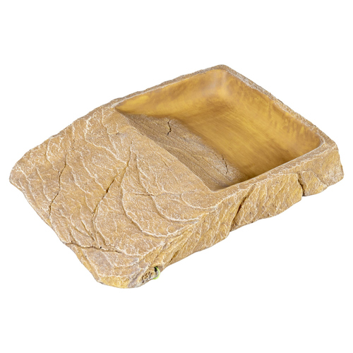 Terra Della Futternapf für Schildkröte sand, Maße: 29 x 4,5 x 22cm