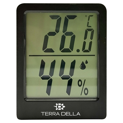 Terra Della Thermo-Hygrometer digital schwarz
