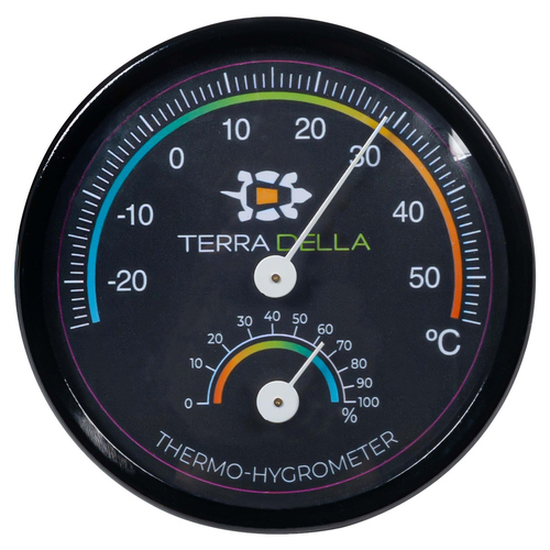 Terra Della Thermo-Hygrometer schwarz Terra Della Thermo-Hygrometer schwarz