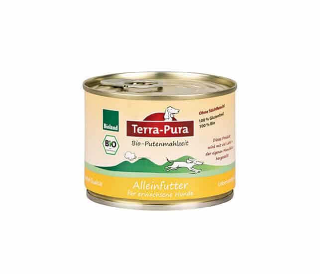 Terra-Pura Bio Nassfutter Putenmahlzeit (Hund) - Sparpaket: 6 x 400g