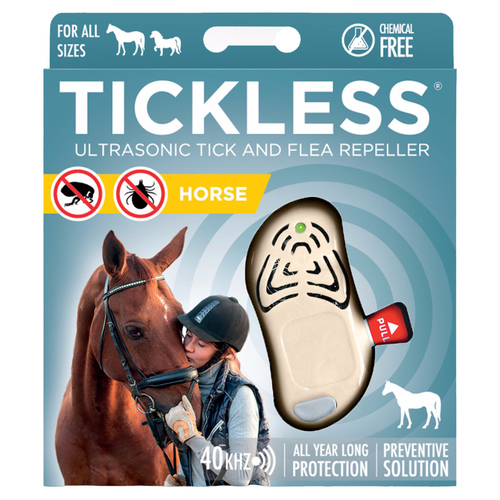 TickLess HORSE beige - Ultraschallgerät gegen Zecken für Pferde