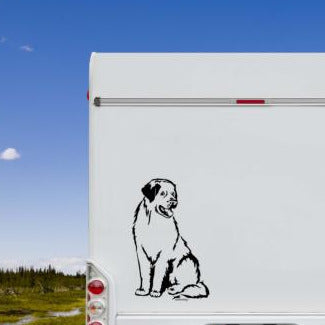 Tornjak Auto Wohnmobil Aufkleber I Wandtattoo - H20cm / Weiß