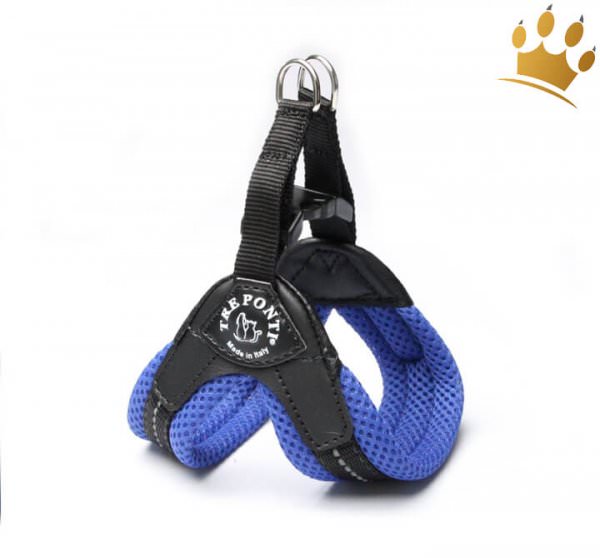 Tre Ponti Hundegeschirr Soft Mesh Blau Tre Ponti Hundegeschirr Soft Mesh Blau