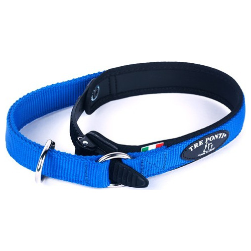 Tre Ponti Serie TP400 Primo Halsband blau, Halsumfang: 51 - 61 cm