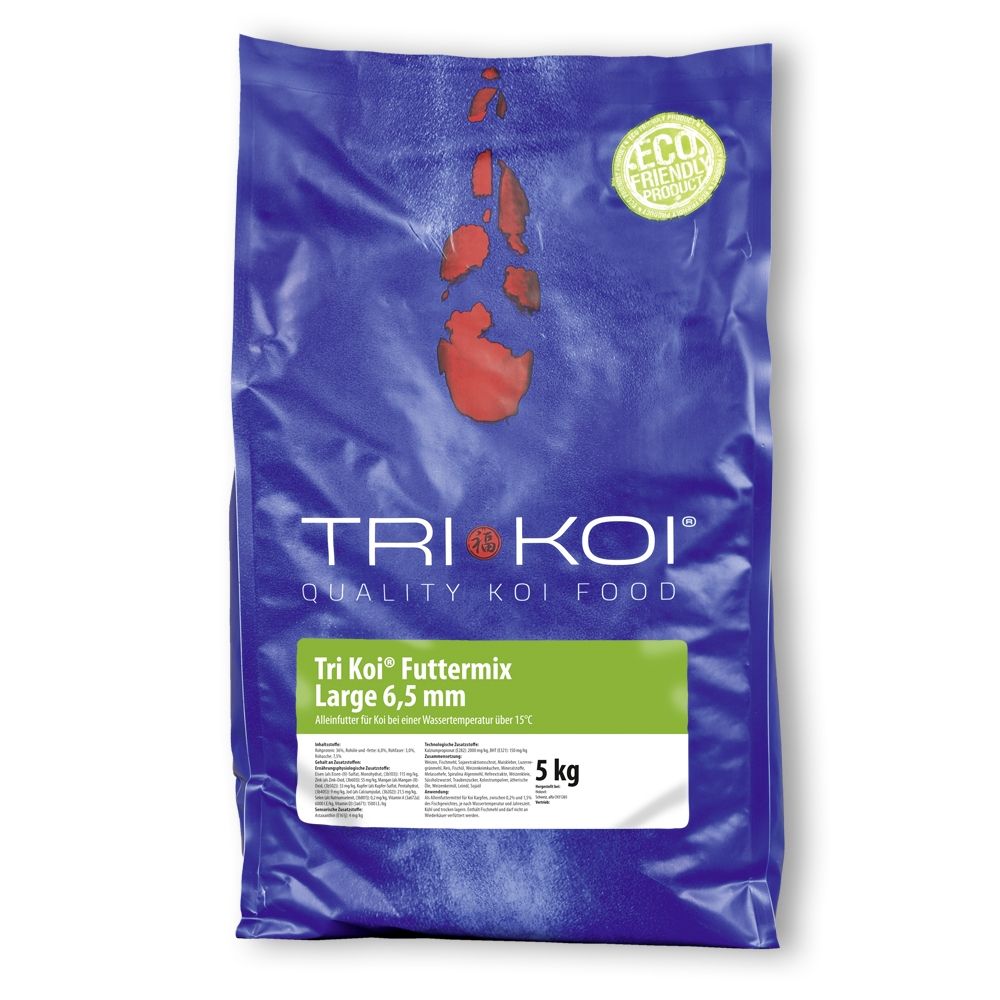 Tri Koi Futtermix über 15°C 5kg 6,5mm