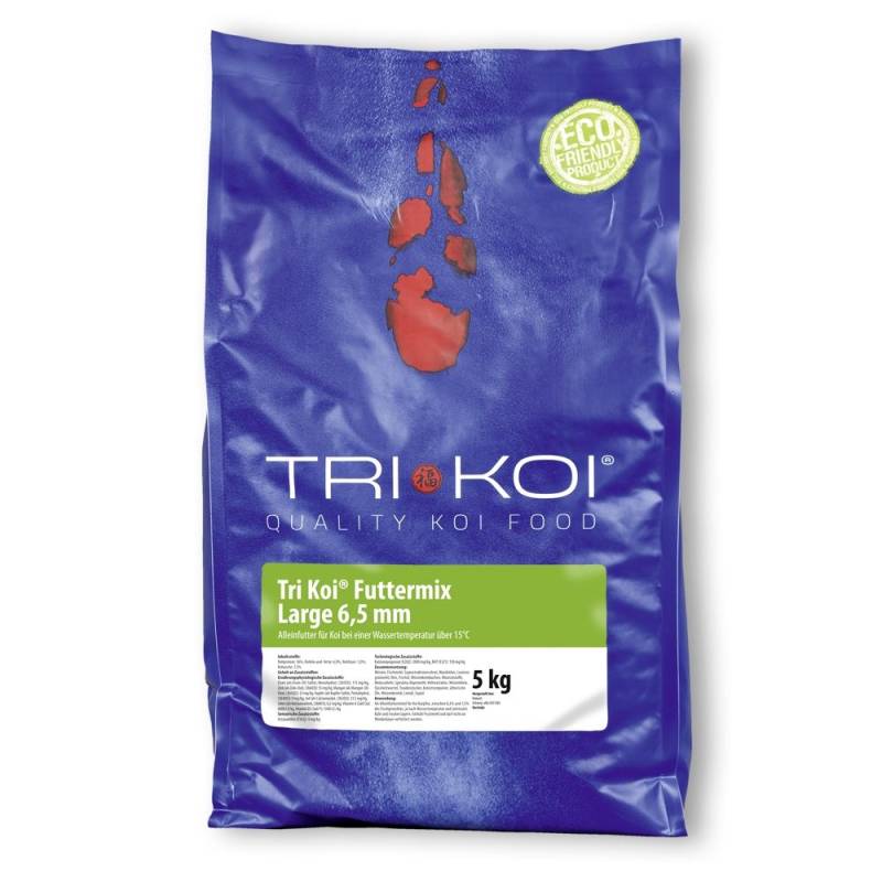 Tri Koi Futtermix über 15°C 5kg 6,5mm
