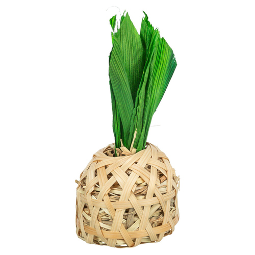 Trixie Ananas Bambus mit Maisblättern und Heu
