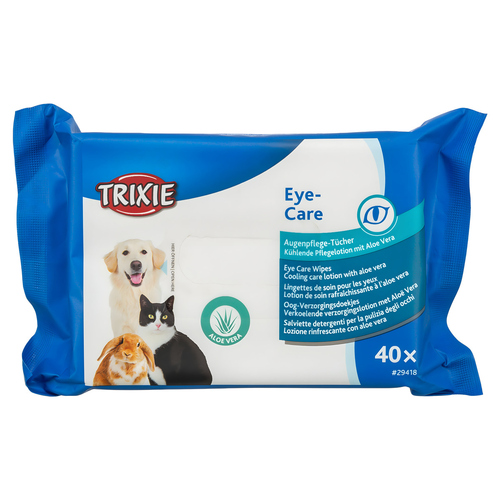 Trixie Augenpflege-Tücher für Hunde - 40 Stück
