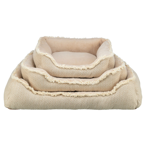 Trixie Bett Boho beige für Hunde, Maße: 80 x 60 cm