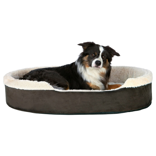 Trixie Bett Cosma dunkelbraun/beige, Maße: 55 x 45 cm