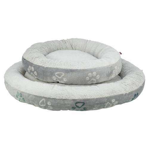 Trixie Bett Jimmy Soft, rund hellgrau für Katzen, Durchmesser: 50 cm