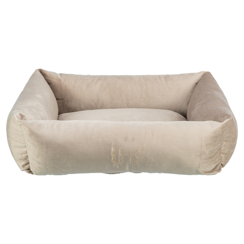 Trixie Bett Livia Xmas beige für Hunde, Maße: 60 x 50 cm