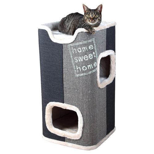 Trixie Cat Tower Jorge lichtgrau/anthrazit Trixie Cat Tower Jorge lichtgrau/anthrazit