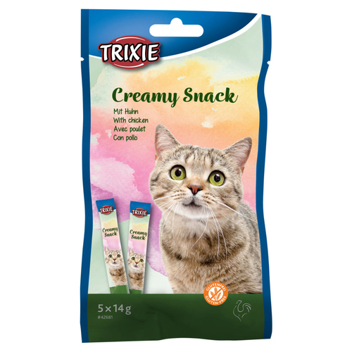 Trixie Creamy Snack Chicken 5 x 14 g - 6 Stück / Sparpaket