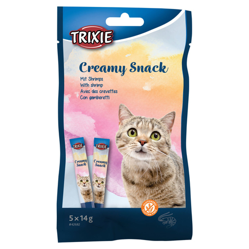 Trixie Creamy Snack Tuna & Shrimp 5 x 14 g - 6 Stück / Sparpaket