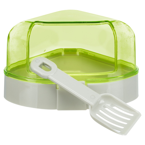 Trixie Ecktoilette mit Dach, Hamster Trixie Ecktoilette mit Dach, Hamster